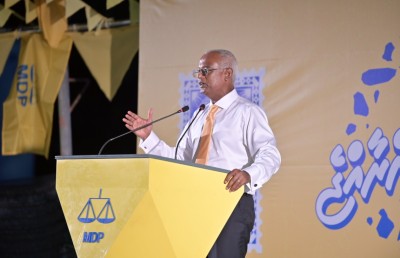 10 އަހަރު ތެރޭ 25,000 މީހުންގެ އާބާދީއަކަށް ގަން ތަރައްގީކުރާނަން: ރައީސް