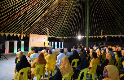 10 އަހަރު ތެރޭ 25,000 މީހުންގެ އާބާދީއަކަށް ގަން ތަރައްގީކުރާނަން: ރައީސް