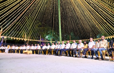 10 އަހަރު ތެރޭ 25,000 މީހުންގެ އާބާދީއަކަށް ގަން ތަރައްގީކުރާނަން: ރައީސް