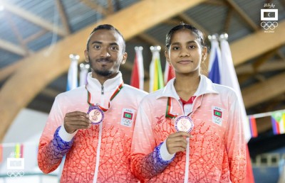 ޓީޓީ އަށް ބޮޑު ކާމިޔާބެއް، މުންސިފާއި ރަފާ އަށް ރަން މެޑަލް، ދީމާ އާއި ޝައްފާނަށް ބްރޯންޒް