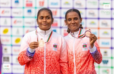 ފާތުން އަށް ތާރީހީ މެޑަލްއެއް، ބްރޯންޒް ހޯދައި ރައްޒާގު ޓާގެޓް ހާސިލުކޮށްފި