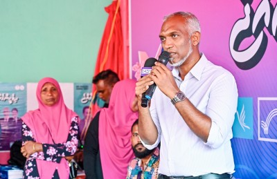ވޭމަންޑޫ-ކިނބިދޫ ކޯޒްވޭ އަޅައި، ދެ ރަށުގެ ބިން ހިއްކާނަން: މުއިއްޒު