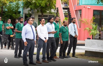 އެސްއެމްއީތަކަށް ހުޅުމާލޭގައި ހެދި ކޮންޓެއިނާ ވޯކިން ސްޕޭސް ހުޅުވައިފި
