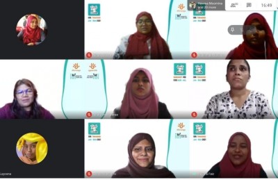 ތިނަދޫގައި އަންހެން ކުދިންނަށް ކޯޑިން ދަސްކޮށްދެނީ