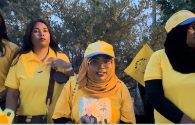 ތާރީހީ، އެންމެ ހޫނު މަރުހަބާ: "އައްޑޫ މާ ޗާލުކޮށް އޮތީ ރައީސާ އެކު"