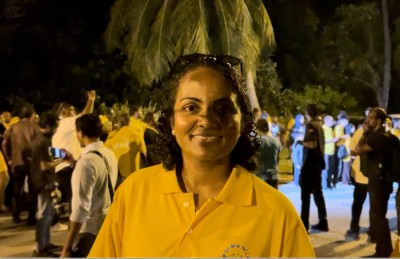 ތާރީހީ، އެންމެ ހޫނު މަރުހަބާ: "އައްޑޫ މާ ޗާލުކޮށް އޮތީ ރައީސާ އެކު"