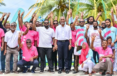 ކެމްޕެއިނަށް މަހެއް ވެސް ނުލިބުނު، އިންތިހާއަށް ތާއީދު ބޮޑު: މުއިއްޒު