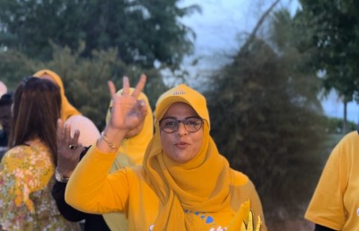 ތާރީހީ، އެންމެ ހޫނު މަރުހަބާ: "އައްޑޫ މާ ޗާލުކޮށް އޮތީ ރައީސާ އެކު"