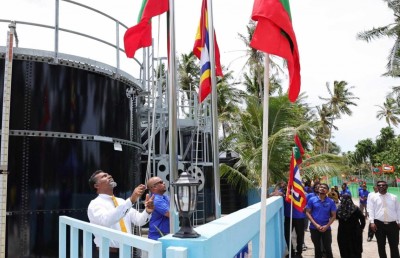 މަންދޫގައި އައިކެއާއިން ފެނާއި ނަރުދަމާ ގާއިމް ކޮށްދީފި