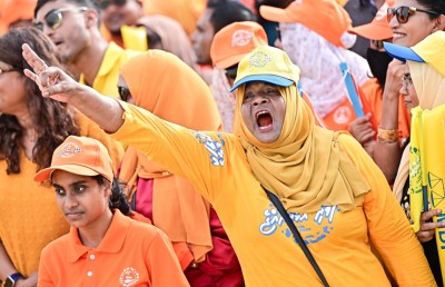 ރައީސްގެ ފަހު މެސެޖް: ހަމަޖެހުމާއި އުފާވެރިކަމުގައި ދެމިތިބެން އަޅުގަނޑަށް ވޯޓުދެއްވާ