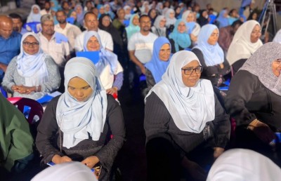 އައްޑޫ ރައްޔިތުންގެ ތަރައްގީ ތަސައްވަރު އަޅުގަނޑަށް ވުރެ ބޮޑަށް އެނގޭނެ ކެންޑިޑޭޓަކު ނެތް: އިލްޔާސް