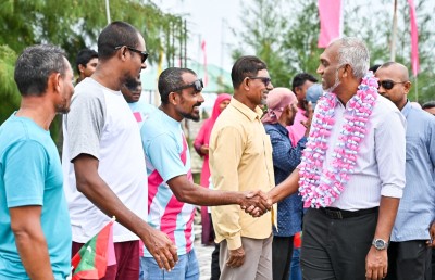 ކެމްޕެއިނަށް މަހެއް ވެސް ނުލިބުނު، އިންތިހާއަށް ތާއީދު ބޮޑު: މުއިއްޒު