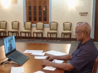 މާލޭގައި ތާށިވެފައި ތިބި މީހުންނަށް ރަށަށް ދެވޭނެ ގޮތް ހަދަން މަޝްވަރާކޮށްފި