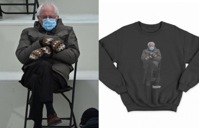 ބާނީ ސޭންޑާޒްގެ "މީމް" ފެޝަން ޓްރެންޑަކަށް