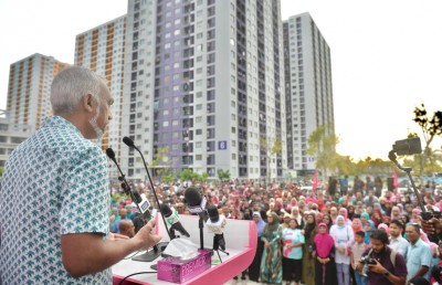 ހިޔާ ފްލެޓުގެ ކުލި 5،600ރ. އަށް ކުޑަކޮށްދޭނަން: މުއިއްޒު