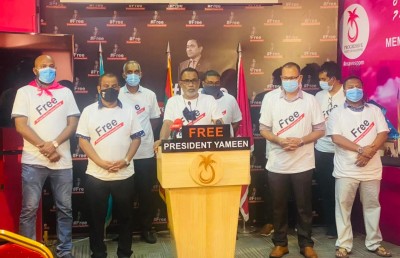 އަދިވެސް ގަބޫލުކުރަނީ ޝަރުއީ މަރުހަލާގެ ތެރެއިން ޔާމީނަށް އިންސާފު ލިބޭނެ ކަމަށް: އިދިކޮޅު