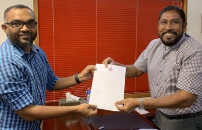 އަލީ އާރިފް ޖޭޕީގެ ސެކްރެޓަރީ ޖެނެރަލްކަމުން އިސްތިއުފާ ދެއްވައިފި