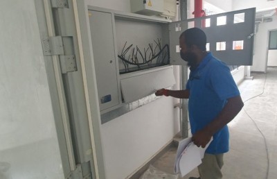 ހިޔާ ފްލެޓުތަކަށް ކަރަންޓުގެ ޚިދުމަތް ދިނުމުގެ މަސައްކަތް ސްޓެލްކޯ އިން ފަށައިފި