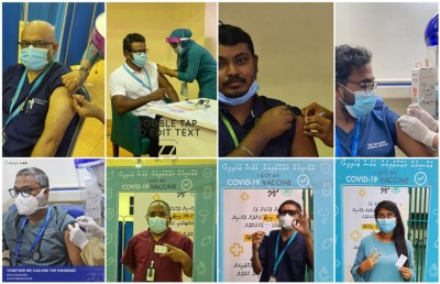 ވެކްސިން ޖަހައިގެން މިސާލު ދައްކާ ގައުމީ ހިދުމަތްތެރިން