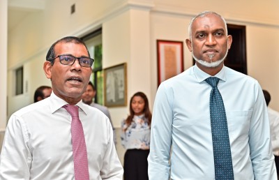 ނަޝީދު ވިދާޅުވީ އެ މަނިކުފާނަކީ މުއިއްޒުގެ ސަރުކާރުގެ ބައިވެރިއެއް ކަމަށް
