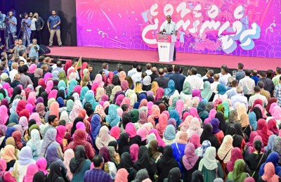 މުއިއްޒުގެ ފުރަތަމަ ވާހަކަފުޅު: ދެއްވީ ސިފައިން ފޮނުވާލާނެ ކަމުގެ ކަށަވަރުކަން!