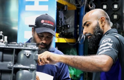 ޔަމަހާ ސައިކަލާއި އައުޓްބޯޑް އިންޖީންގެ ޓެކްނިކަލް ޓްރެއިނިން ކާމިޔާބުކަމާ އެކު ނިންމާލައިފި