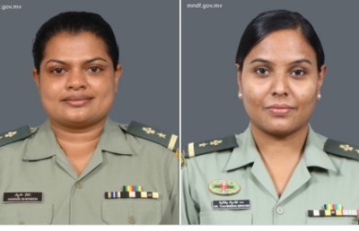 ސިފައިންގެ ލަފާ ދޭ މަޖިލީހަށް ފުރަތަމަ ފަހަރަށް އަންހެން އޮފިސަރުން ލައިފި