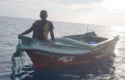 ލަންކާއިން ކަނޑުވި ކަމަށް ބެލެވޭ މީހަކު ރާއްޖޭން ސަލާމަތްކޮށްފި