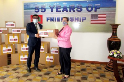 އެމެރިކާ ސަރުކާރުން ރާއްޖެއަށް ޕީޕީއީ ހަދިޔާކޮށްފި