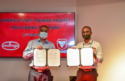 މުވައްޒަފުން ތަމްރީނުކުރަން އޮންދިގޯ އިން ވިލާ ކޮލެޖާ އެކު އެއްބަސްވެއްޖެ