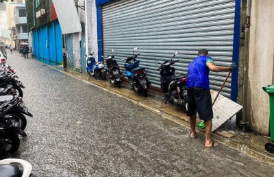 ބޮޑު ބަޔަކަށް މޫސުން ގޯސް، ވާރޭވެހި މާލޭގައި ފެންބޮޑުވެއްޖެ