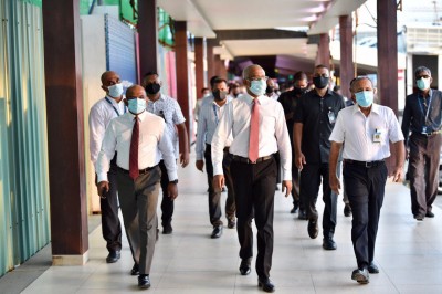 އެއާޕޯޓްގެ ތައްޔާރީތައް ރައީސް ބައްލަވާލައްވައިފި