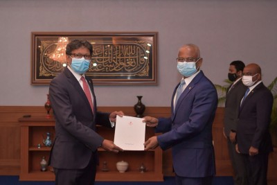 ރާއްޖޭގެ ފަރާތުން ޖެނީވާގައި ހުންނަވާ އދ ގެ މަންދޫބަކަށް ޑރ. އާސިމް