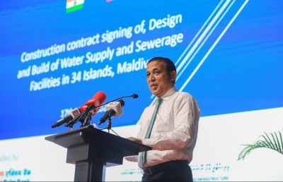 34 ރަށެއްގެ ފެނާއި ނަރުދަމާގެ މަސައްކަތް ހަވާލުކޮށްފި