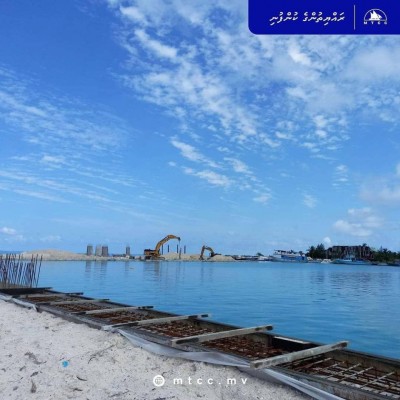 މީދޫ ބަނދަރުގެ 71 ޕަސެންޓް ނިމިއްޖެ