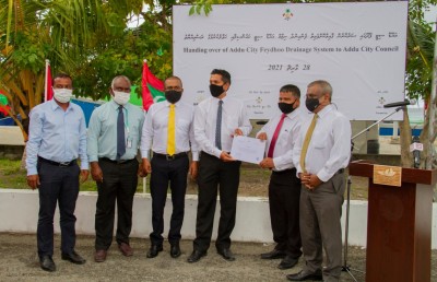 ފޭދޫގެ ފެން ހިންދާ ނިޒާމު ނިންމައި އައްޑޫ ކައުންސިލާ ހަވާލުކޮށްފި