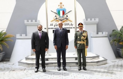 ލެފްޓިނެންޓް ޖެނެރަލްގެ ރޭންކް ލިބިވަޑައިގަތް ތިންވަނަ ބޭފުޅަކަށް ޑިފެންސް ޗީފް އަބްދުއްރަހީމް