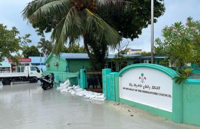 ހިންމަފުށީގައި ފެން ބޮޑުވެ ބައެއް ގެތަކަށް ގެއްލުން ވެއްޖެ