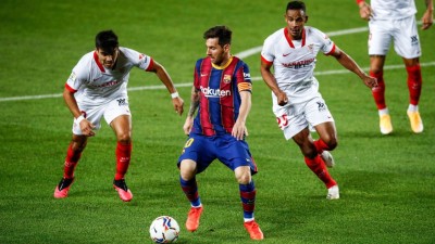 ސެވިއްޔާއިން ބާސެލޯނާ ހިފަހައްޓާ، ފެންވަރު ދައްކާލައިފި