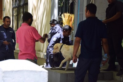 ކުއްތާ ބޭނުންކޮށްގެން ފުލުހުން ހުޅުމާލޭގައި މަސްތުވާތަކެތީގެ އޮޕަރޭޝަނެއް ހިންގަނީ