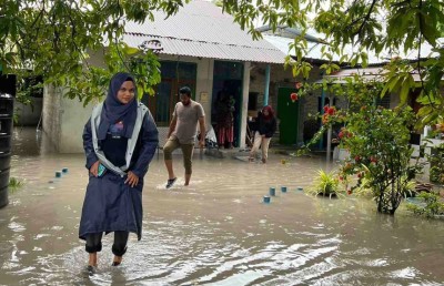 ބޯކޮށް ވާރޭވެހި ފުވައްމުލަކުގެ 15 ގެއަކަށް ފެން ވަދެ، ގެއްލުންތަކެއް