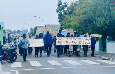 ދިއްދޫ ފެނަކައިގެ 53 މުވައްޒަފެއްގެ ކޮންޓްރެކްޓް އާނުކޮށް ވަކިކުރުމުން އިހުތިޖާޖު ކުރަނީ
