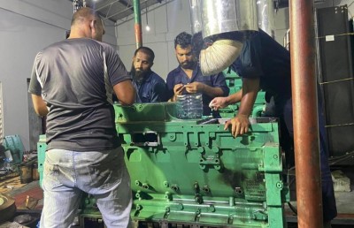 ފުވައްމުލަކުގެ ކަރަންޓު މައްސަލަ: ގައްދޫގައި ބޭނުން ނުކުރާ ޖަނެރޭޓަރު ގެންދިޔަ ނުދީ އިހުތިޖާޖަށް!