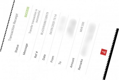 ފޭކް ޓްރާންސްފާ ސްލިޕް ފޮނުވާ މައްސަލަ ބޮޑުވެ ސަމާލުވާން އެދިއްޖެ