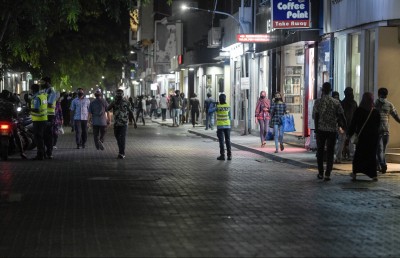 މާލެ ސަރަހައްދުގައި ރޭގަނޑު 9 އިން ފަތިހު 4 އަށް ކާފިއު ހިންގަން ނިންމައިފި