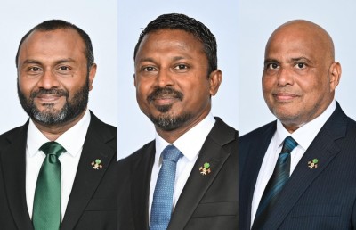 މަޖިލީހުން ރުހުން ނުދިން ތިން ވަޒީރުން އަލުން މަގާމުގެ ހުވާކުރައްވައިފި