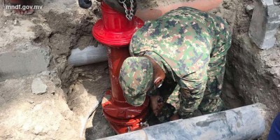 މަޖީދީމަގުގައި 12 ފަޔާ ހައިޑްރަންޓް ސިސްޓަމް ބެހެއްޓުމުގެ މަސައްކަތް ފަށައިފި