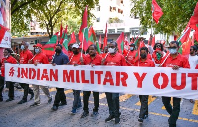 އިންޑިއާއަށް ބަލައިނުގަނެވުނީ "އިންޑިއާ އައުޓް" އެއް ނޫން، މޯދީއަށް ދިން ހުތުރު ރައްދު: ޔާމީން