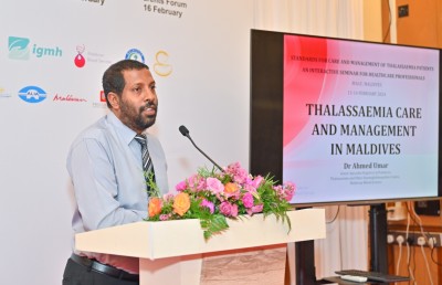 ތެލެސީމިއާ ކުދިން އުފަންވާ ވަރު ކުރިއަށް ވުރެ މަދު: ޑރ. އުމަރު