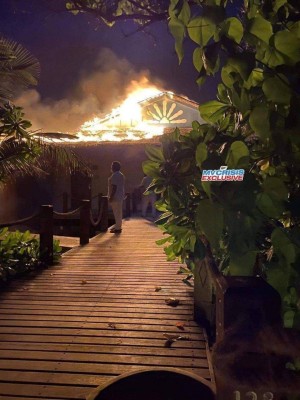 ތާޖު ކޮރަލް ރިސޯޓްގައި އަލިފާނުގެ ހާދިސާއެއް ހިނގައިފި